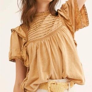 Free People Le Femme Babydoll Top